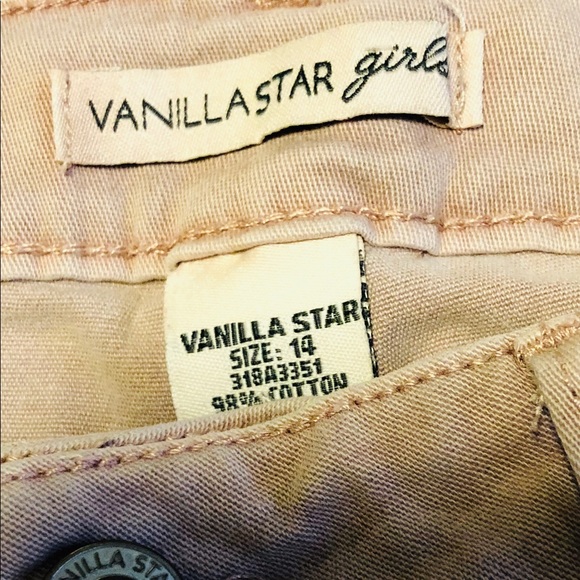 Girls Vanilla Star Rose Gold Jeans - Picture 3 of 3